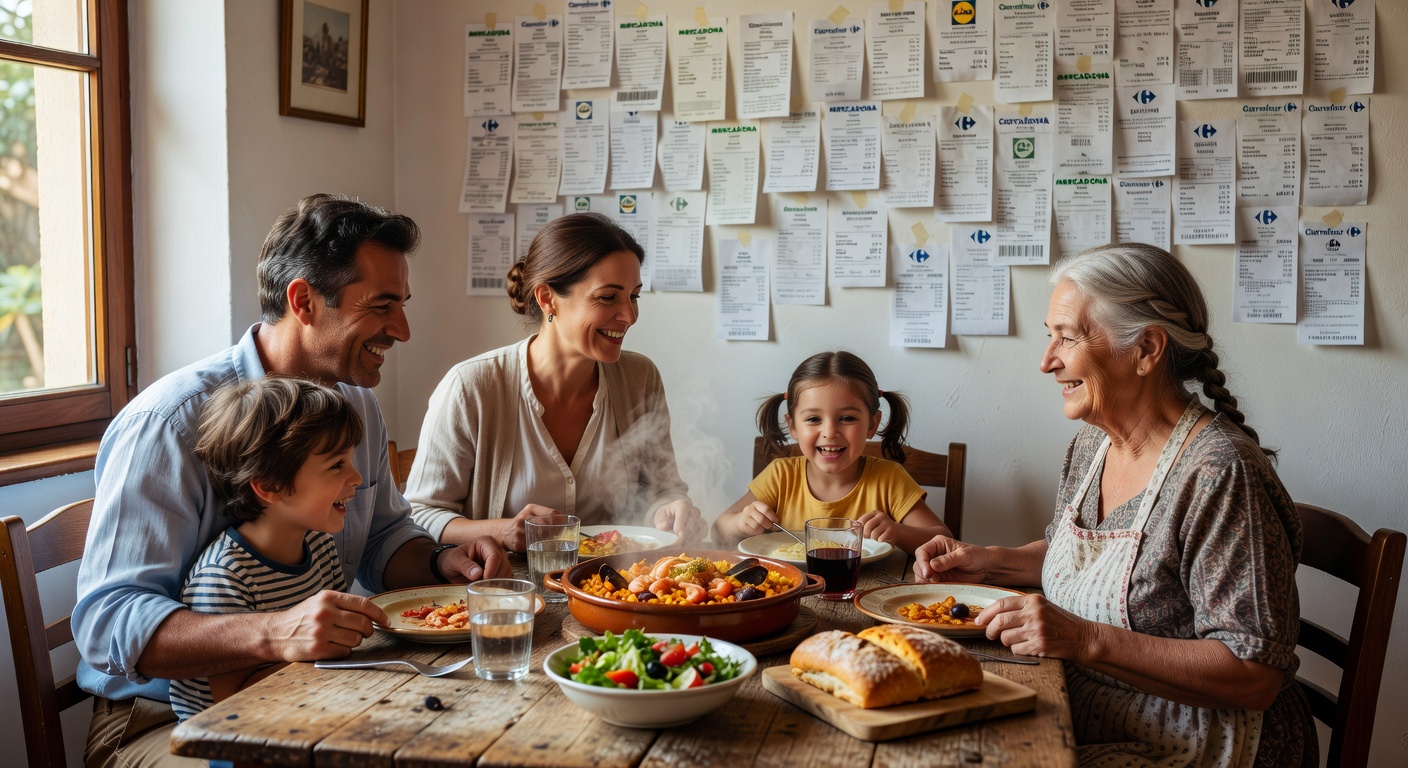 Gestión del presupuesto de alimentación familiar