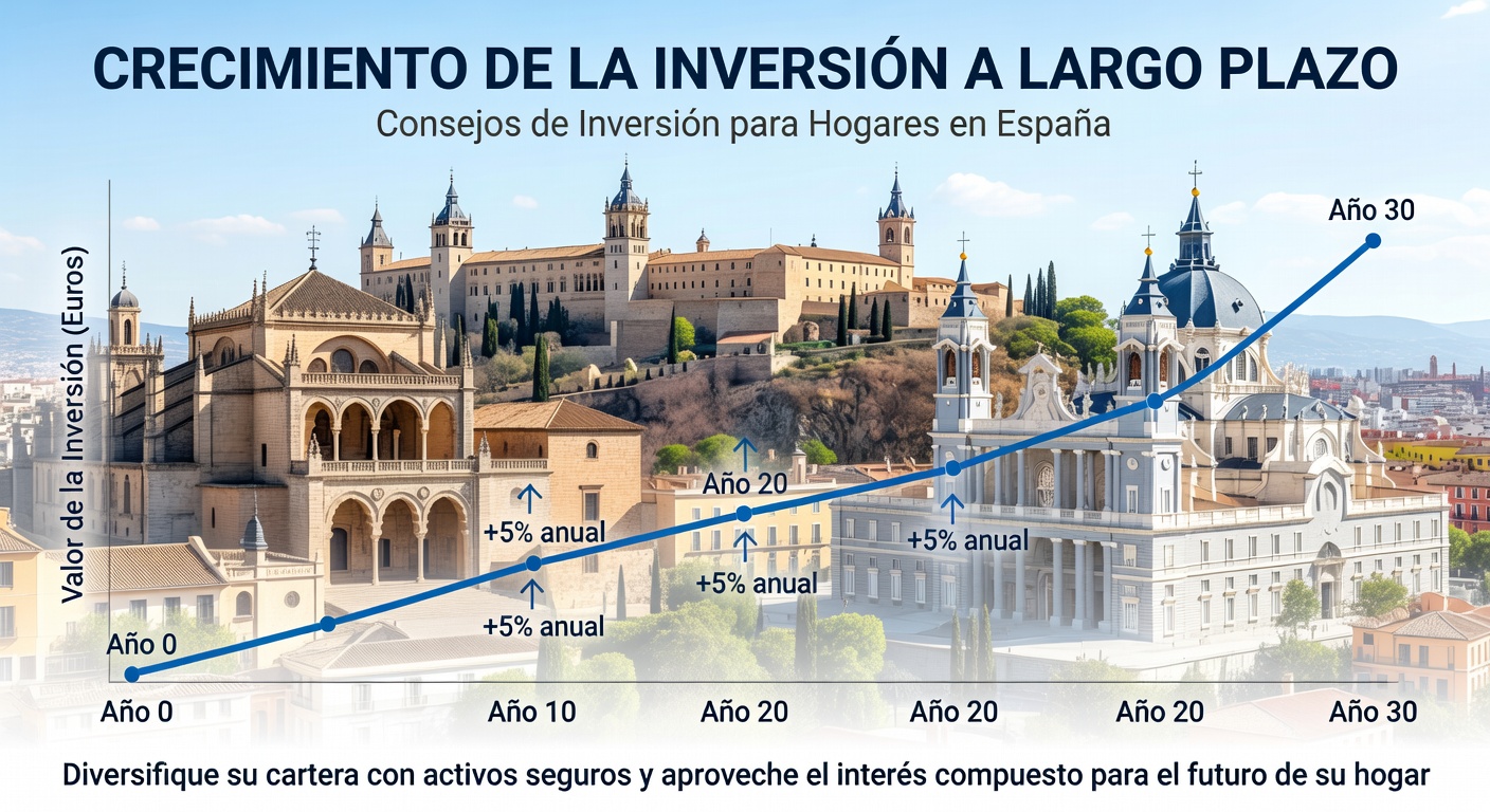 Gráfico de crecimiento de inversión familiar