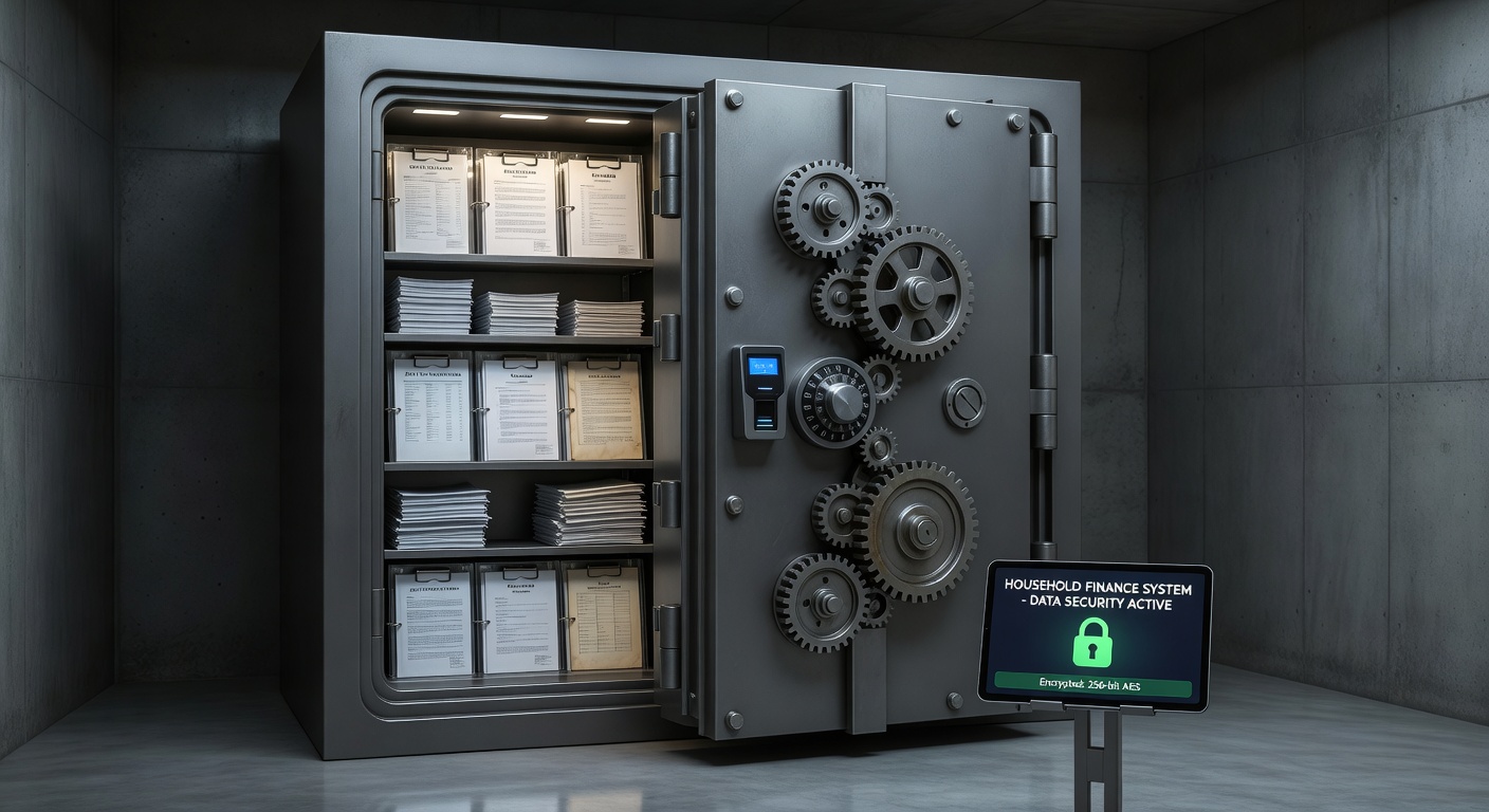 Cámara acorazada financiera segura – seguridad y confianza en Syst