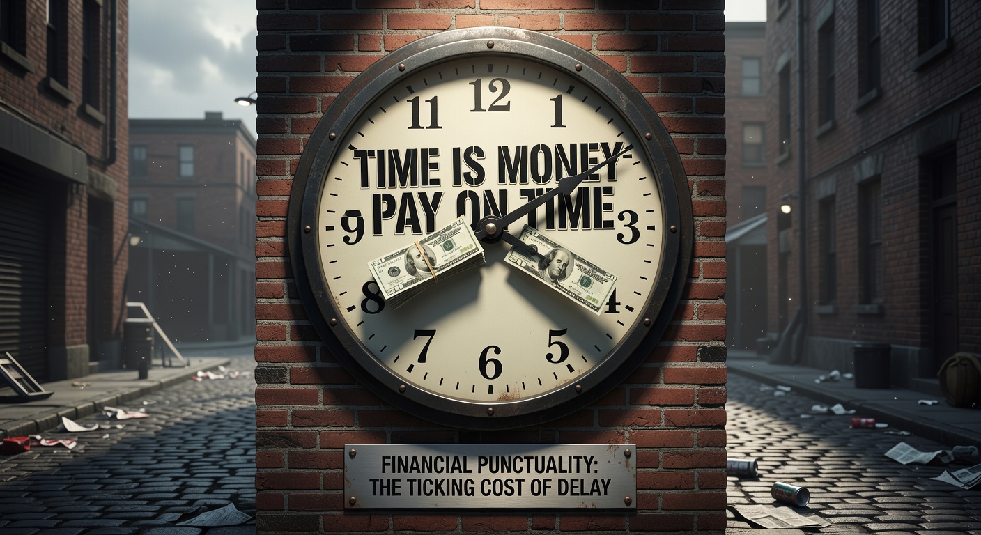 Reloj que representa la gestión puntual de pagos del hogar